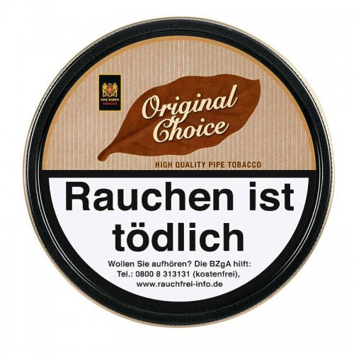 Mac Baren Tabak Original Choice 100g Dose Pfeifentabak Mac Baren Tabak Original Choice 100g Dose Pfeifentabak