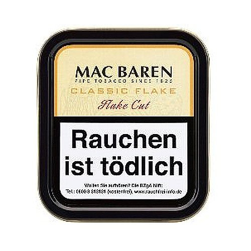 Mac Baren Pfeifentabak Classic Flake 50g Dose Mac Baren Pfeifentabak Classic Flake 50g Dose