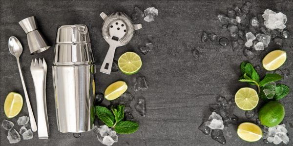 Zubehör für Cocktails und weitere alkoholische Spirituosen