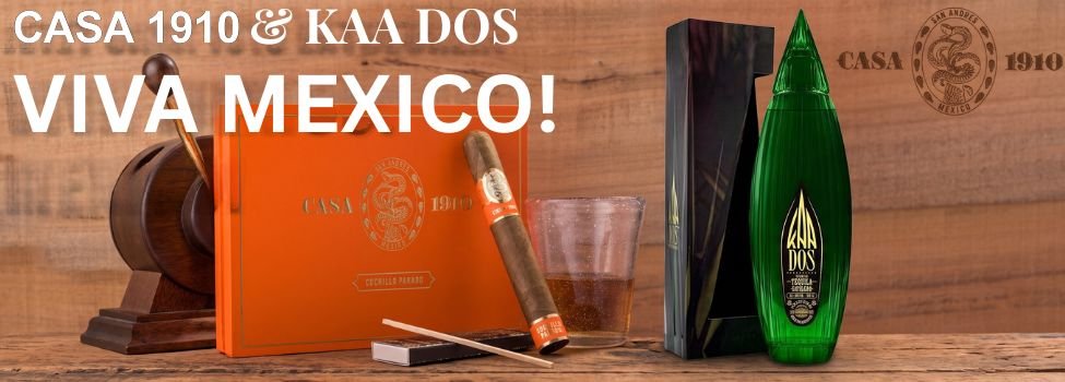 Casa 1910 Zigarre und KAA DOS Reposado Tequila im Aktionsset