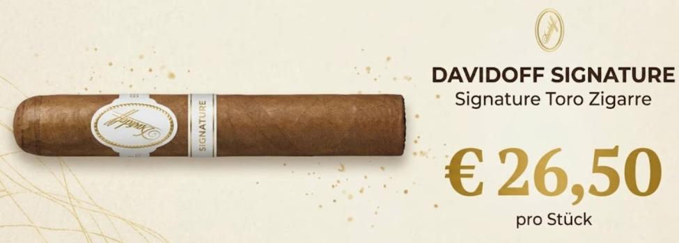 Davidoff Signature Zigarre im Toro Format kaufen