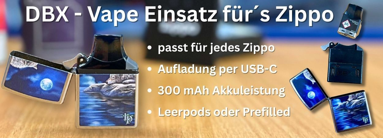 DBX - Vape Einsatz für Zippo Feuerzeug