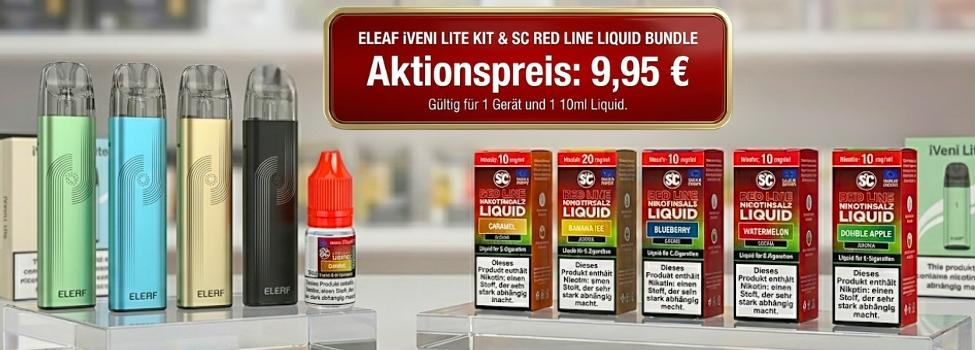 iVeni Lite e-Zigarette plus SC Red Line Liquid im Angebot kaufen