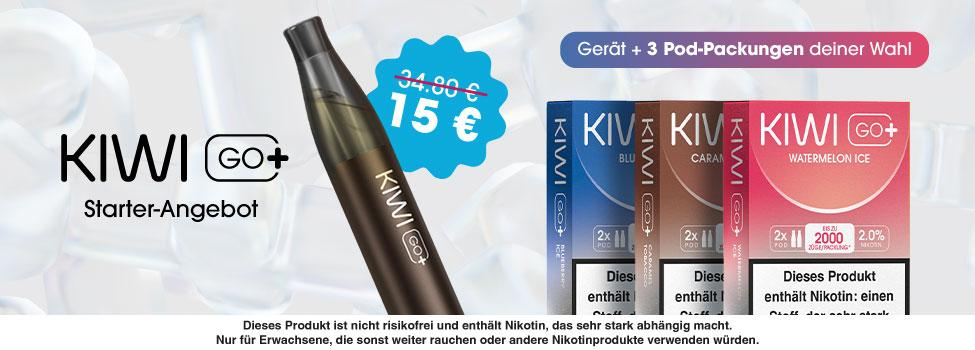 Kiwi Go+ Sommer Starter Angebot für nur 15 Euro