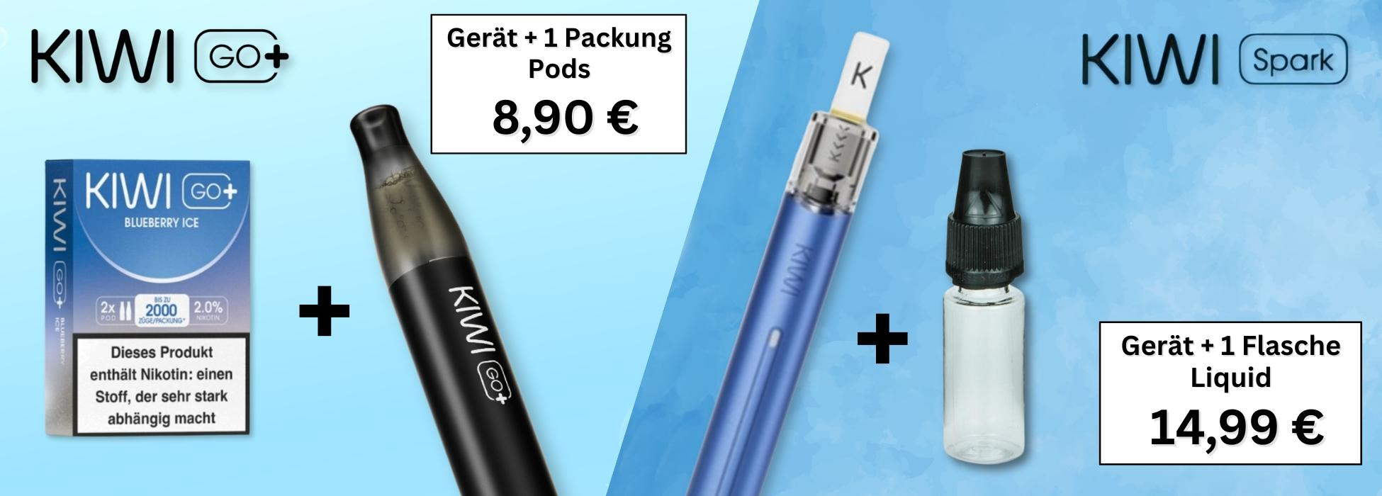 Kiwi Go Plus und Spark Aktion