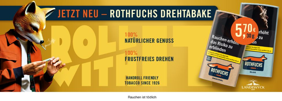 Rothfuchs Tabak zum drehen!