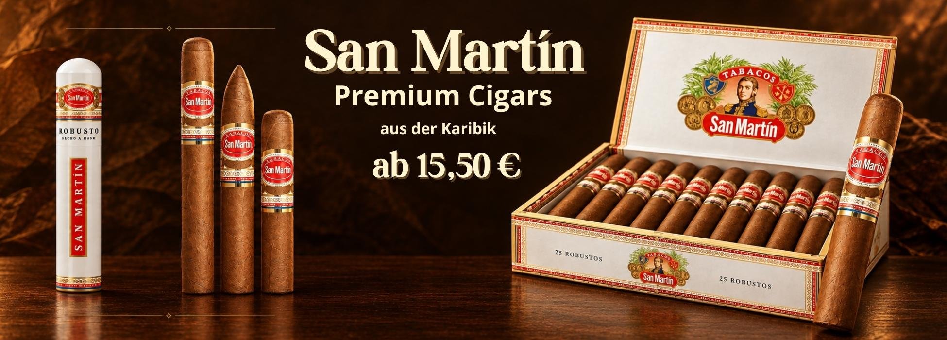 San Martin Zigarren aus der Karibik