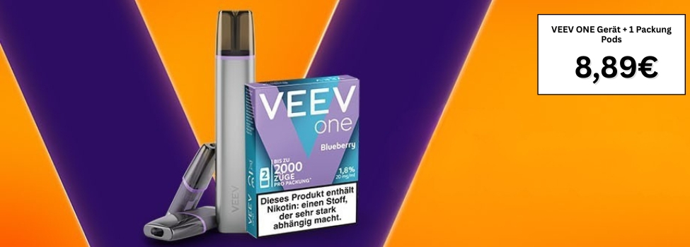 1 VEEV ONE Gerät + 1 Packung Pods