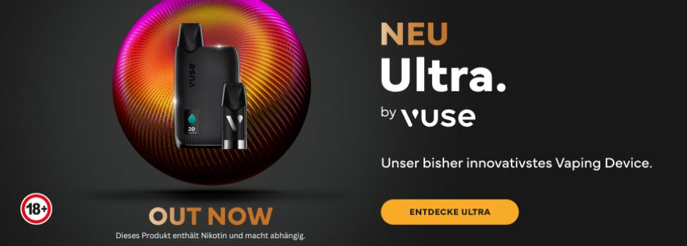 Vuse Ultra - Die neue und smarte Art zu Vapen! Ab sofort erhältlich
