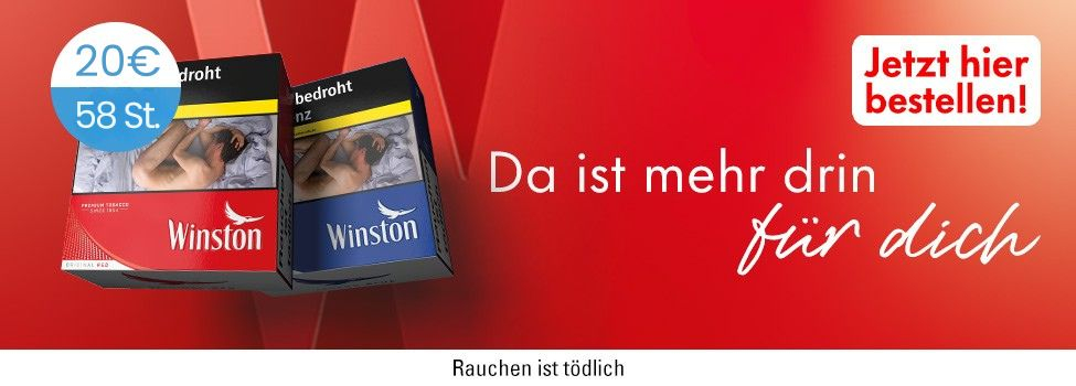 Winston 20 Euro Packung Zigaretten online kaufen