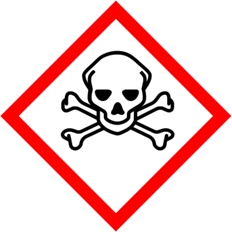 Danger sign poison