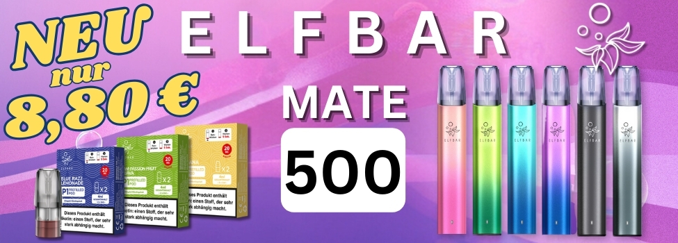 Elfbar Mate500 Pod System jetzt online kaufen