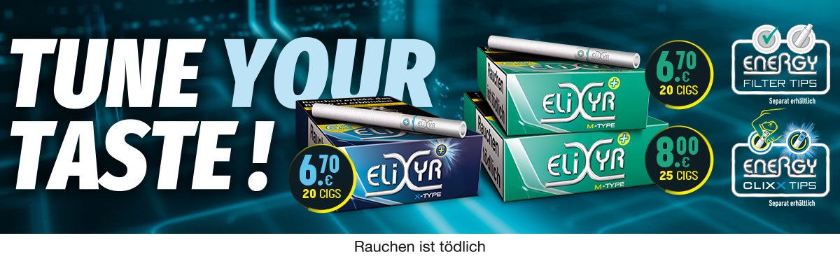 Elixyr Plus Zigaretten mit Menthol Aroma selber herstellen
