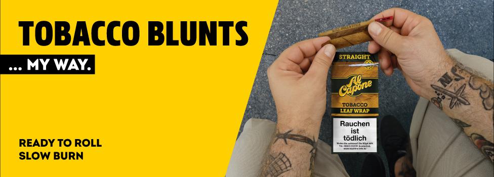 Al Capone Tobacco Leaf Wraps - Tabakblätter mit Klebefläche zum drehen