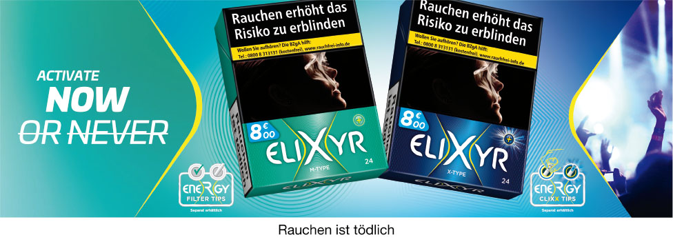Elixyr Plus und Elixyr X-Type Zigaretten