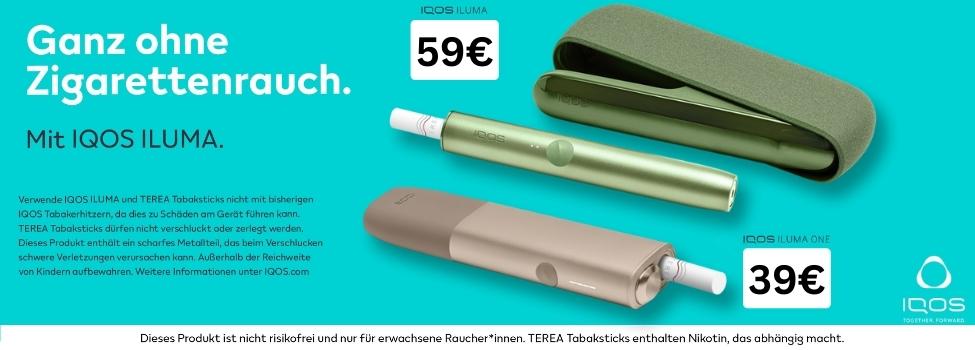 IQOS ILUMA - Tabakerhitzer und TEREA Tabak Sticks jetzt online kaufen!