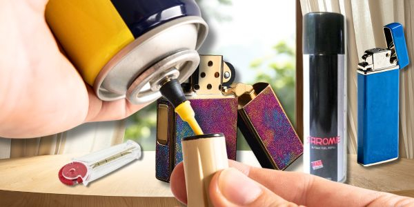 Feuerzeug auffüllen und Zubehör Feuerzeug mit Gas auffüllen und Zubehör