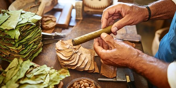 Qualitätsprüfung der handgefertigten Cohiba Zigarre Qualitätsprüfung der handgefertigten Cohiba Zigarre