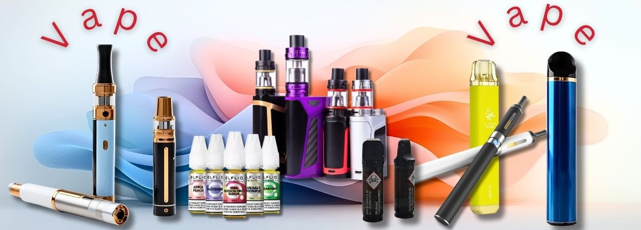 verschiedene Typen von E- Zigaretten