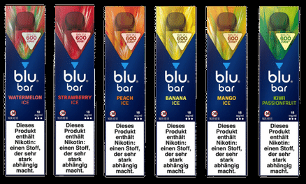 Blu Bar E-Shisha - Einweg Version der MyBlu E-Zigarette Blu Bar E-Shisha - Einweg Version der MyBlu E-Zigarette