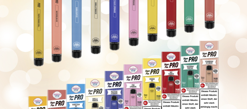Verschiedene Geschmackssorten der Dinner Lady Vape Pens  Verschiedene Geschmäcker der Dinner Lady Vape Pens