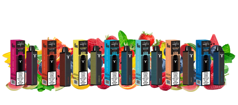 Alle Aromen der Ignite E-Shisha Verschiedene Aromen der Ignite E-Shisha