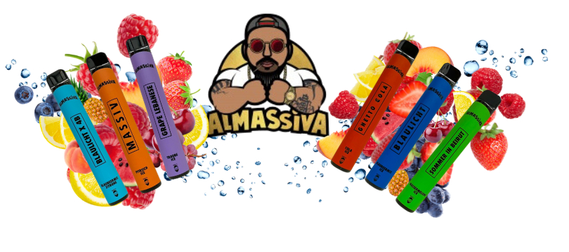 Übersicht aller Al Massiva E-Shisha Geschmackssorten