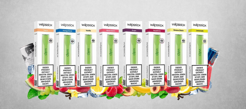 Geschmäcker der WIIP Vape Unterschiedliche Geschmäcker der WIIP Vape