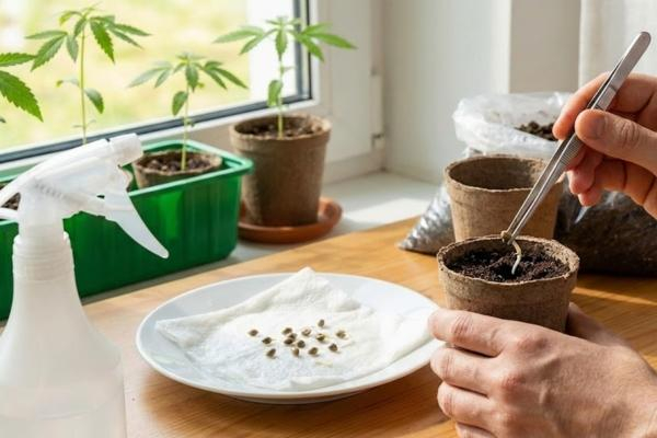 Anleitung zur Aussaat von Hanfsamen Anleitung zur Aussaat von Hanfsamen