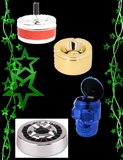 Aschenbecher in verschiedenen Modellen Aschenbecher in verschiedenen Modellen