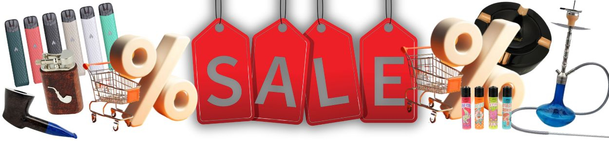 Sale mit Einkaufswagen und Artikel Sale mit Einkaufswagen und Artikel