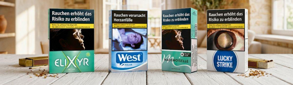 Zigarettenmarken mit Flow- Filter