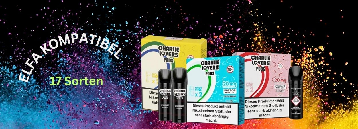 Charlie Lover Pods für Vaper und Dampfer Charlie Lover Pods für Vaper und Dampfer