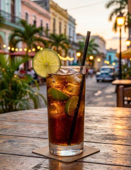 [KI-generiert] Cuba Libre Longdrink