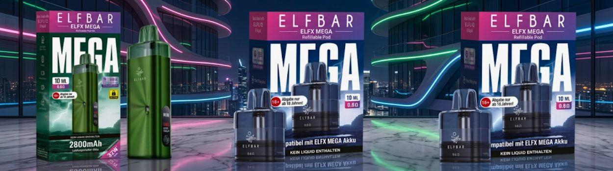 [KI-generiert] Elfbar ELFX Mega Kit + Leerpods