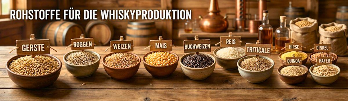 Getreide Rohstoffe für die Whiskyproduktion Getreide Rohstoffe für die Whiskyproduktion