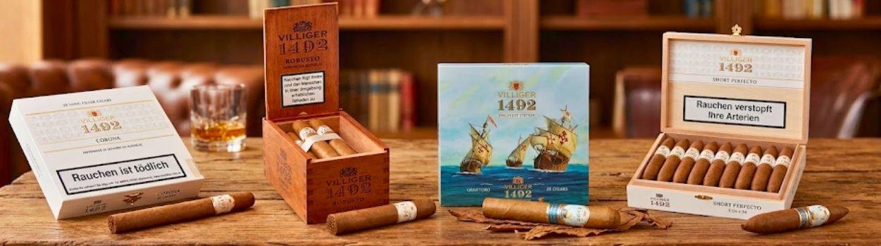 [KI-generiert] verschiedene Formate der Villiger 1492 Serie