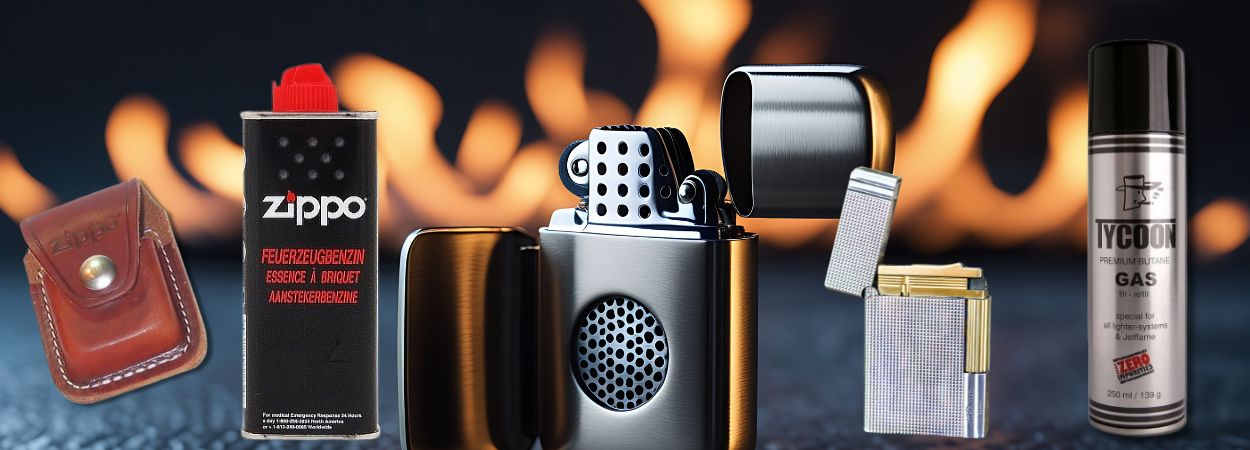 Zubehör für wieder befüllbare Feuerzeuge