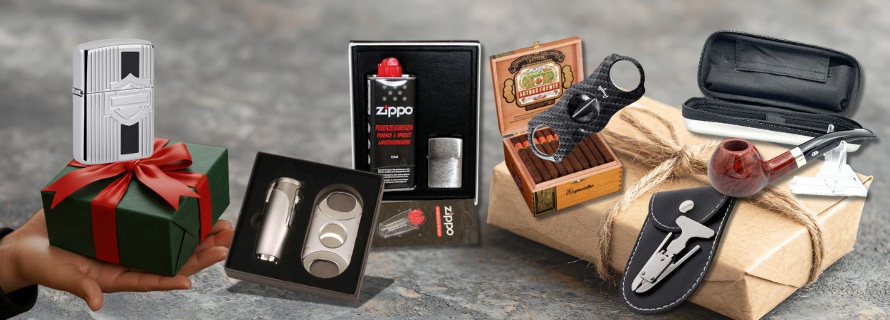 Geschenke und Sets für Zigarren, Pfeifen und Zigaretten Genießer Geschenke und Sets für Zigarren, Pfeifen und Zigaretten Genießer