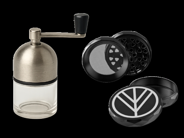 Grinder mit Handkurbel und Normal mit Zähnen Grinder mit Handkurbel und Normal mit Zähnen