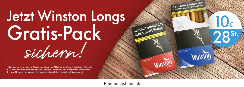 Winston Long Pack Gratis sichern