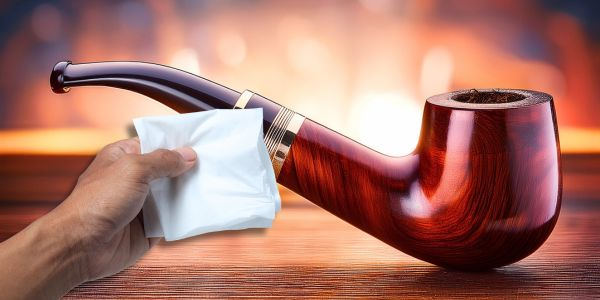 Pfeife mit Poliertuch