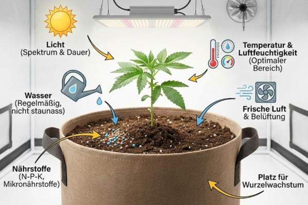 Anleitung zur Aufzucht von Hanf Anleitung zur Aufzucht von Hanf