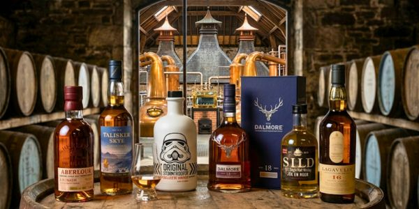 Whisky -Sorten in einer Destillerie