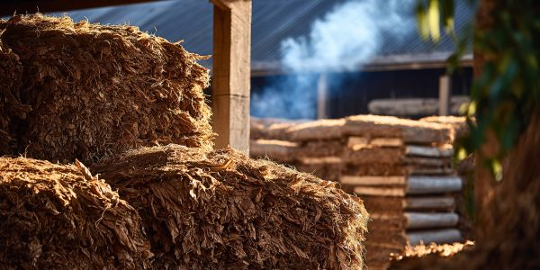 Tabakblätter fermentieren
