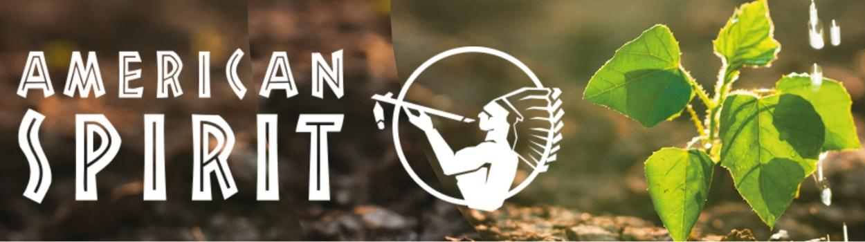 American Spirit Logo und Tabakpflanze American Spirit Logo und Tabakpflanze