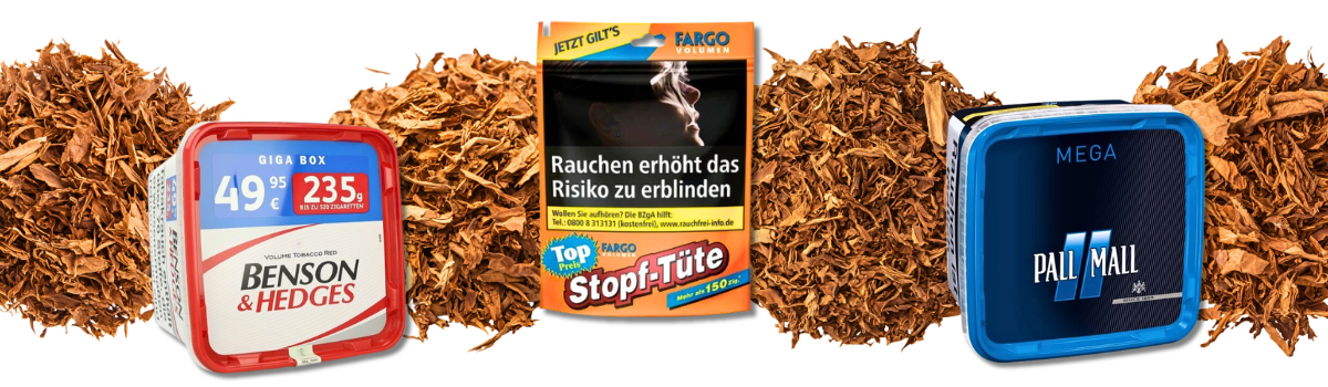 Tabake zum Selber fertigen von Filterzigaretten