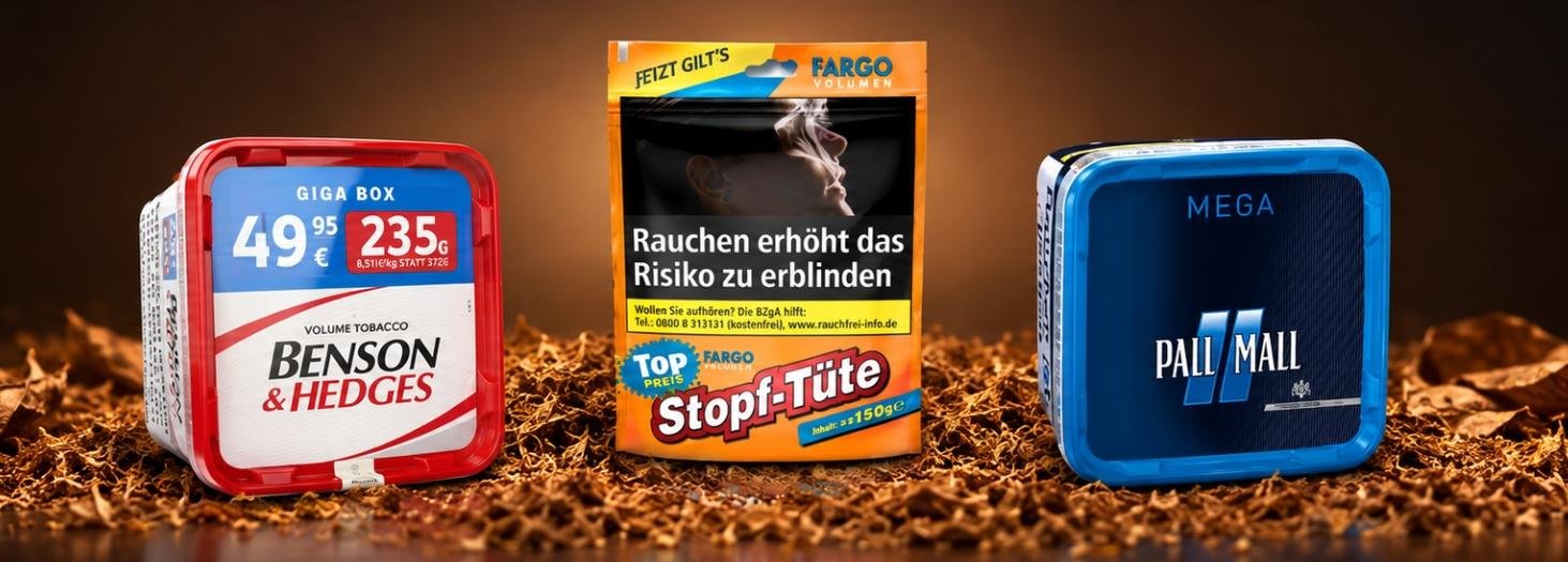 Stopftabak zum Fertigen von Filterzigaretten Stopftabak zum Fertigen von Filterzigaretten