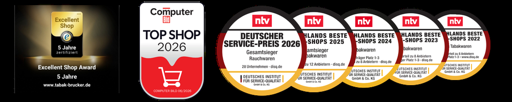 Auszeichnungen von ntv DISQ, Computer Bild und Trusted Shops Auszeichnungen von ntv DISQ, Computer Bild und Trusted Shops