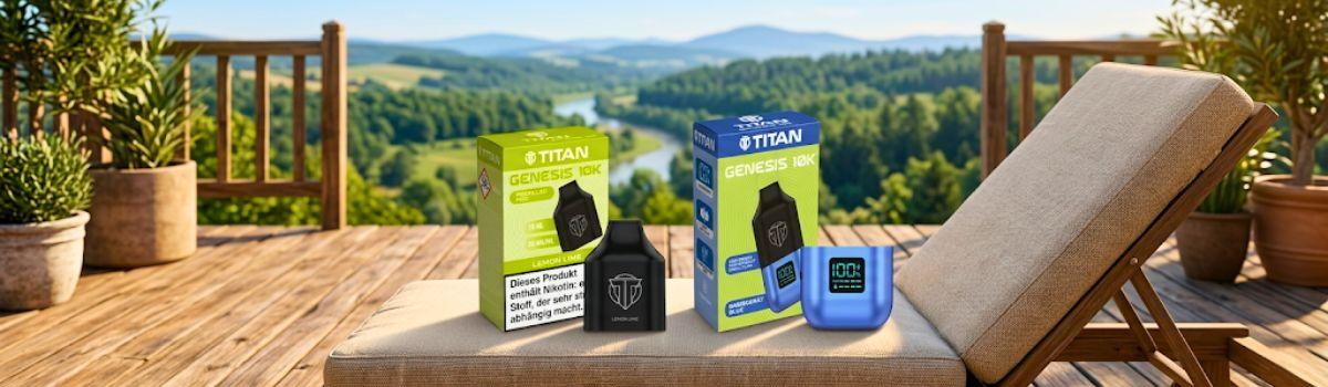 Titan Genesis 10K Basisgerät und Pods Titan Genesis 10K Basisgerät und Pods